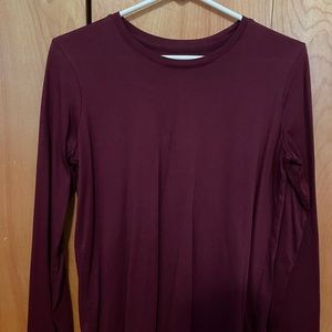 Lands end purple long sleeve
